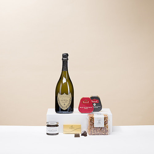 Dom Pérignon Champagne & Gourmet Snacks Cadeau 