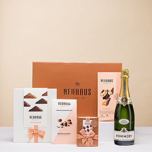 Pommery Blanc de Blancs and Neuhaus Chocolates