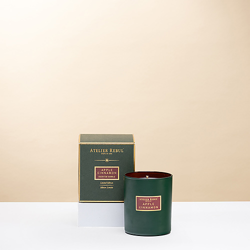 Atelier Rebul Apple & Cinnamon Scented Candle, 210 g