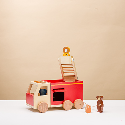 Trixie Wooden Fire Truck