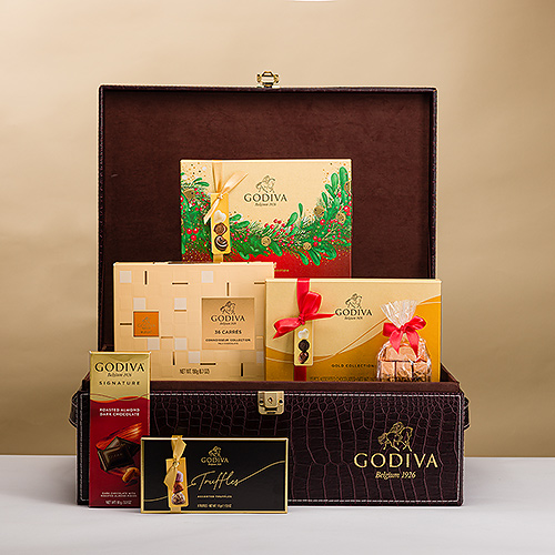 Godiva Large Festive Christmas Croco Hamper