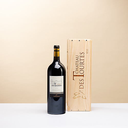 Château des Tourtes Cuvée Prestige 2018, Magnum in a Wooden Crate