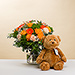 Bouquet du jour & ourson Boris [01]