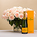 20 roses romantiques & Veuve Clicquot [01]